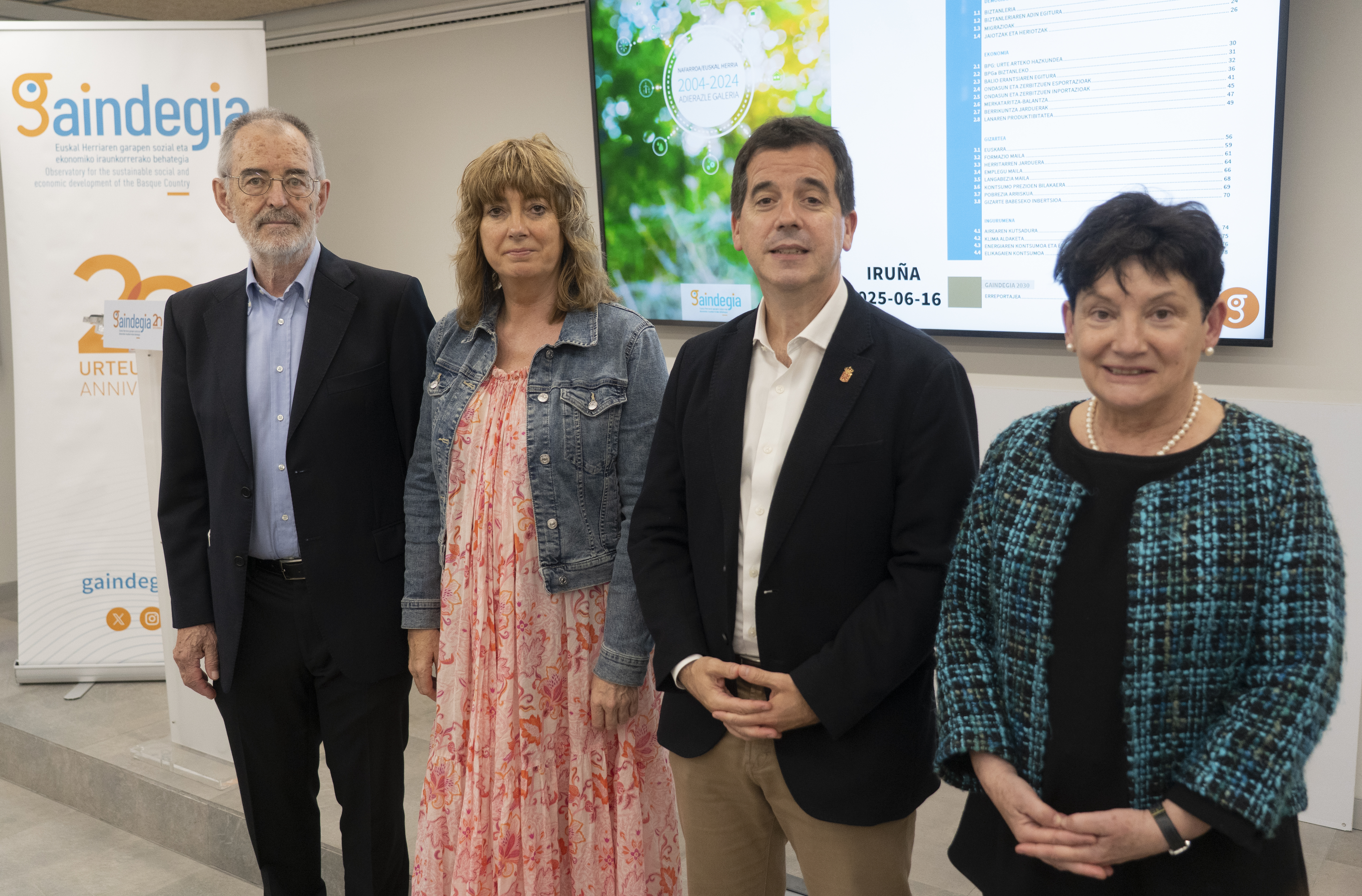 Présentation du pays Navarre / Basque du rapport 2004/2024 à Pampelune